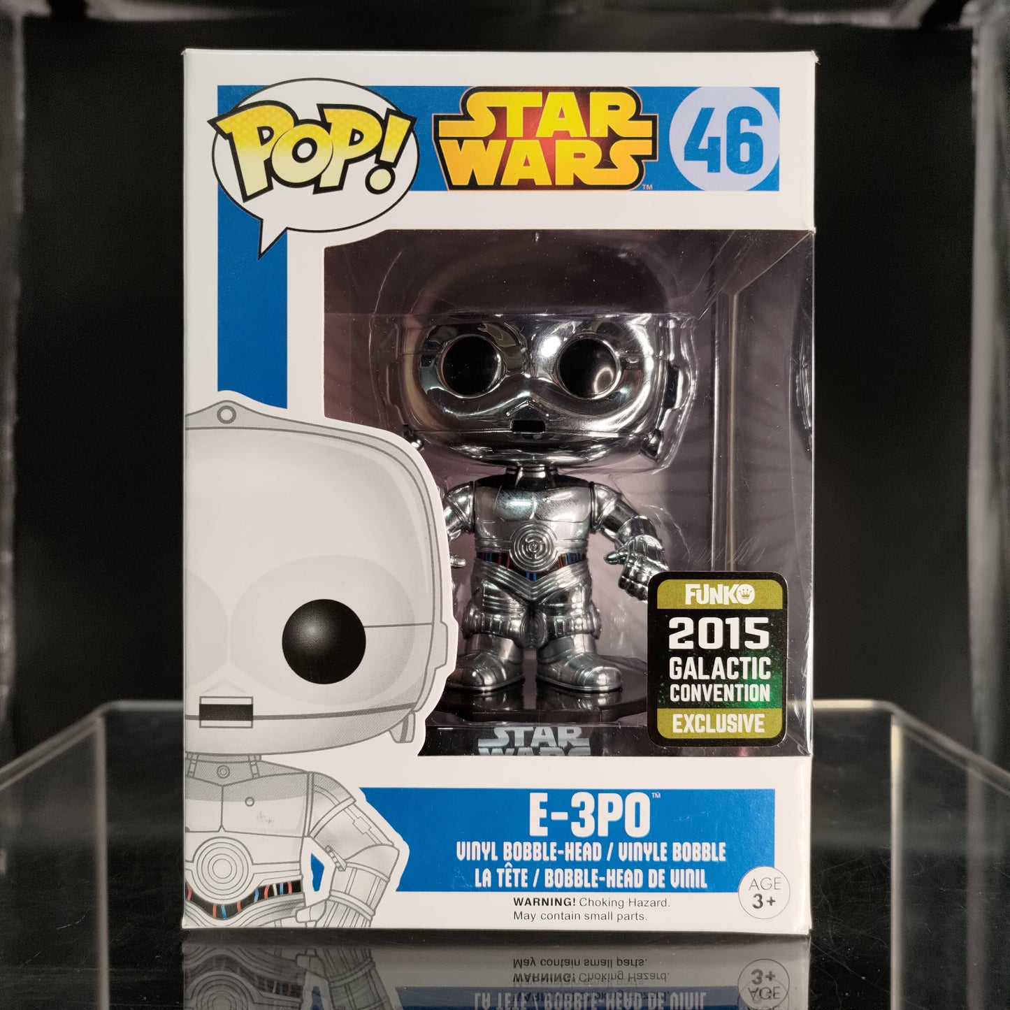 FUNKO POP! Bobble RARE Star Wars #46 E-3PO [Galactic Convention] [VAULTED]