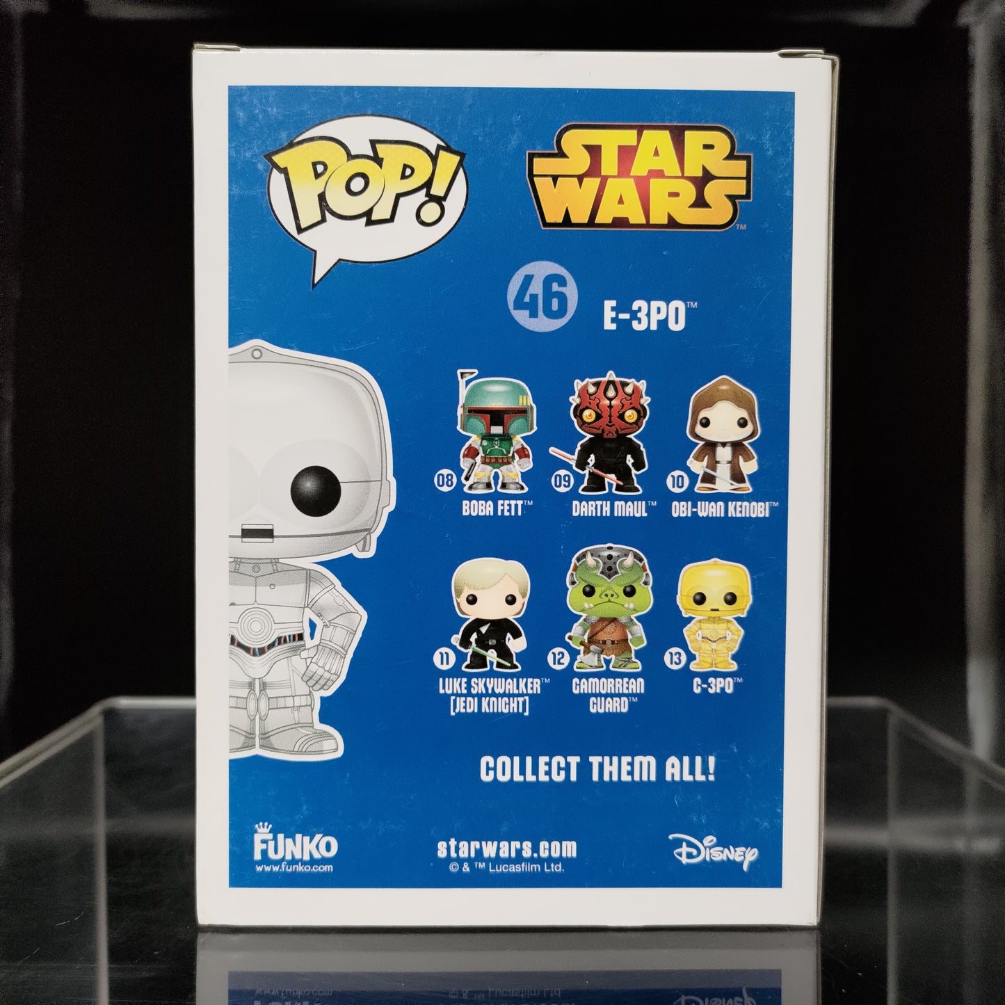 FUNKO POP! Bobble RARE Star Wars #46 E-3PO [Galactic Convention] [VAULTED]