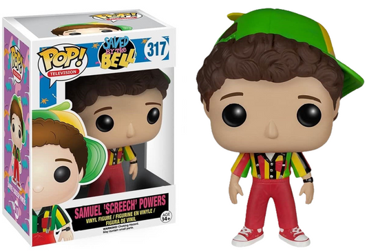 FUNKO POP! Vinyl Television RARE Saved By The Bell #317 Samuel 'Screech' Powers [VAULTED]