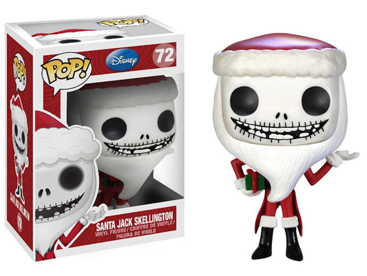 FUNKO POP! Vinyl Disney RARE #72 Santa Jack Skellington ("Disney" Logo) [VAULTED]