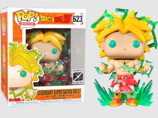 FUNKO POP! Vinyl Animation RARE Dragonball Z #623 Legendary Super Saiyan Broly (6in Super) (GITD) [Funko Special Edition | Chase] [VAULTED]