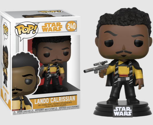 FUNKO POP! Vinyl Bobble-Head Star Wars RARE #240 Lando Calrissian (Solo) [VAULTED]