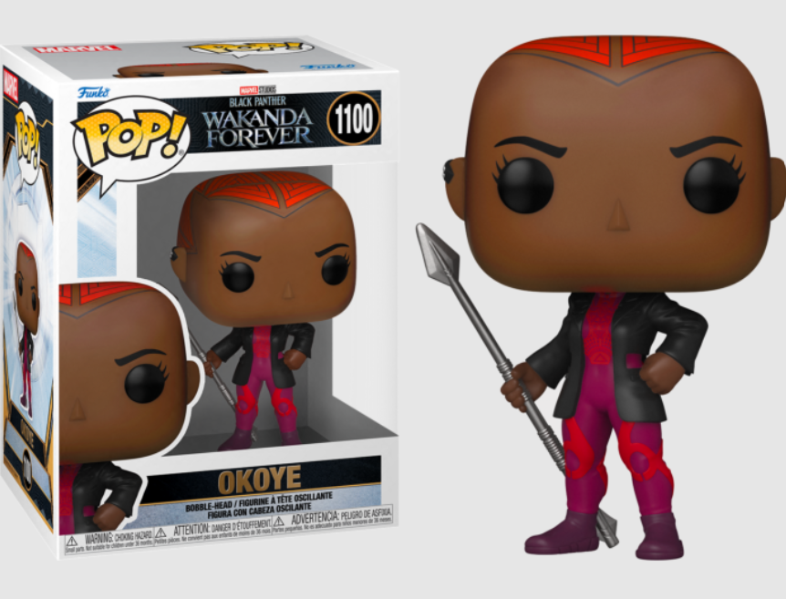 FUNKO POP! Bobble-Head Marvel RARE Black Panther Wakanda Forever #1100 Okoye [VAULTED]