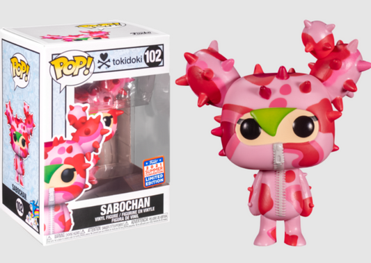 FUNKO POP! Vinyl RARE Tokidoki #102 Sabochan [Summer Convention] [VAULTED]