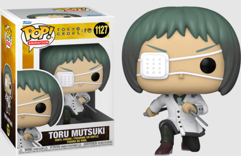 FUNKO POP! Vinyl Animation RARE Tokyo Ghoul #1127 Toru Mutsuki [VAULTED]