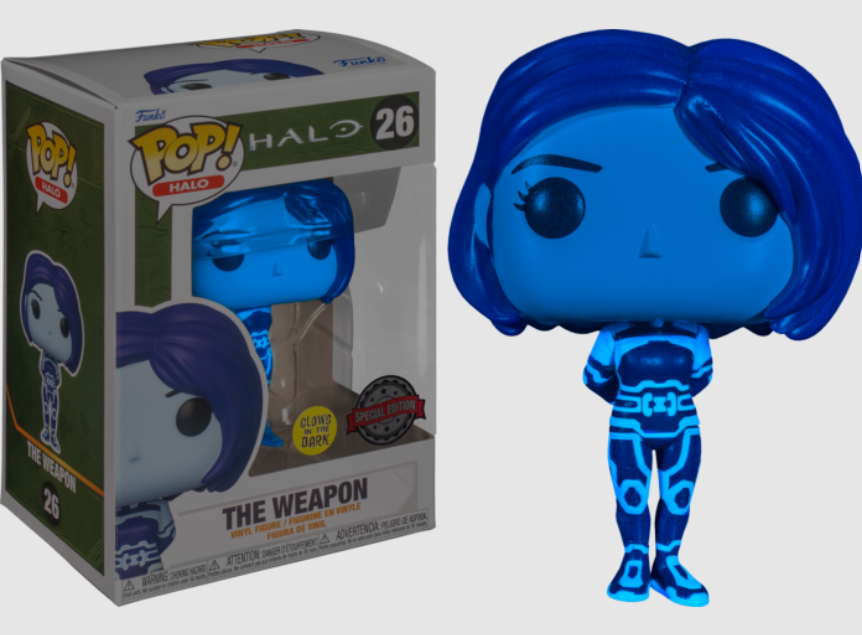 FUNKO POP! Vinyl Halo RARE #26 The Weapon (GITD) [Funko Special Edition] [VAULTED]