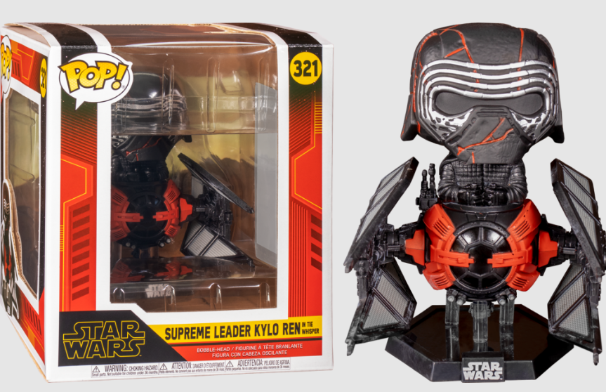 FUNKO POP! Bobble-Head Star Wars RARE #321 Supreme Leader Kylo Ren in TIE Whisper [VAULTED]