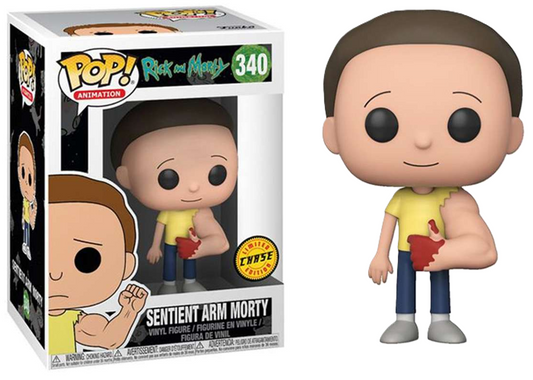 FUNKO POP! Vinyl Animation RARE Rick and Morty #340 Sentient Arm Morty (Thumbs Up) [Chase] [VAULTED]