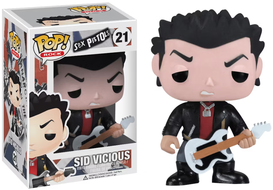 FUNKO POP! Vinyl Rock RARE Sex Pistols #21 Sid Vicious [VAULTED]