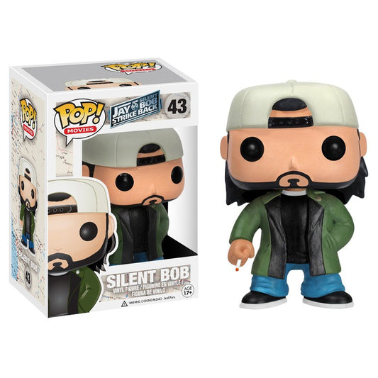 FUNKO POP! Vinyl Movies RARE Jay & Silent Bob Strikes Back #43 Silent Bob [VAULTED]