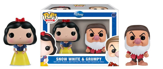 FUNKO MINI POP! Vinyl Mini Disney RARE Snow White and Grumpy (Pop! Minis) [VAULTED]