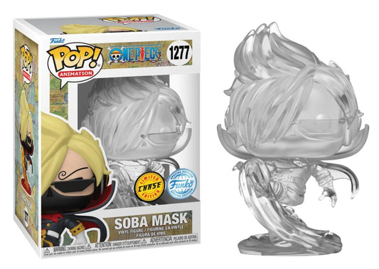 FUNKO POP! Vinyl Animation RARE One Piece #1277 Soba Mask (Invisible) [Funko Special Edition | Chase] [VAULTED]