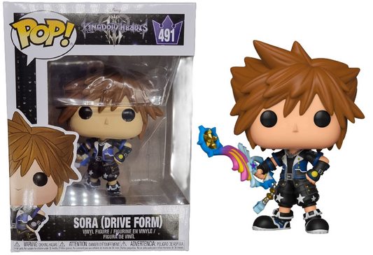 FUNKO POP! Vinyl Games RARE Kingdom Hearts III #491 Sora (Drive Form) [Best Buy (Stickerless)] [VAULTED]