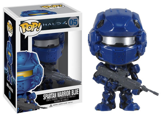 FUNKO POP! Vinyl RARE Halo 4 #05 Spartan Warrior Blue [VAULTED]