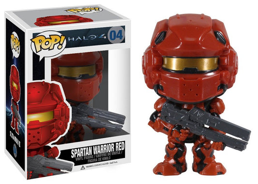 FUNKO POP! Vinyl RARE Halo 4 #04 Spartan Warrior Red [VAULTED]