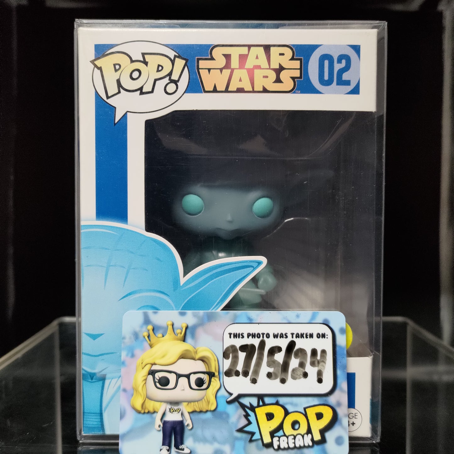 FUNKO POP! Vinyl Bobble-Head Star Wars RARE #02 Yoda (Spirit) (GITD) [Walgreens (Stickerless)] [VAULTED]