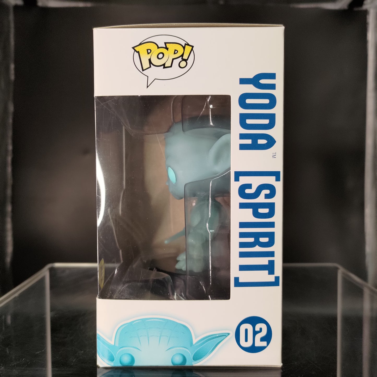 FUNKO POP! Vinyl Bobble-Head Star Wars RARE #02 Yoda (Spirit) (GITD) [Walgreens (Stickerless)] [VAULTED]