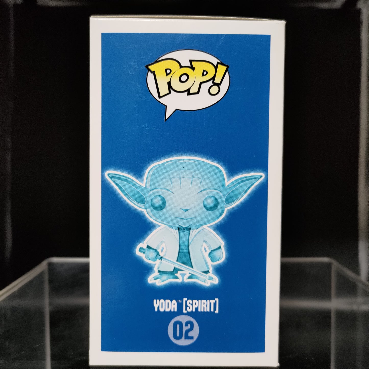 FUNKO POP! Vinyl Bobble-Head Star Wars RARE #02 Yoda (Spirit) (GITD) [Walgreens (Stickerless)] [VAULTED]