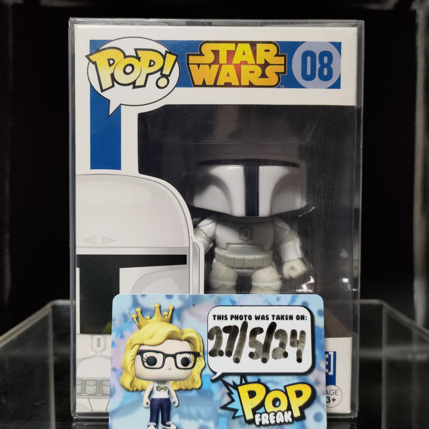 FUNKO POP! Vinyl Star Wars RARE #08 Boba Fett (Prototype) [Walgreens (Stickerless)] [VAULTED]