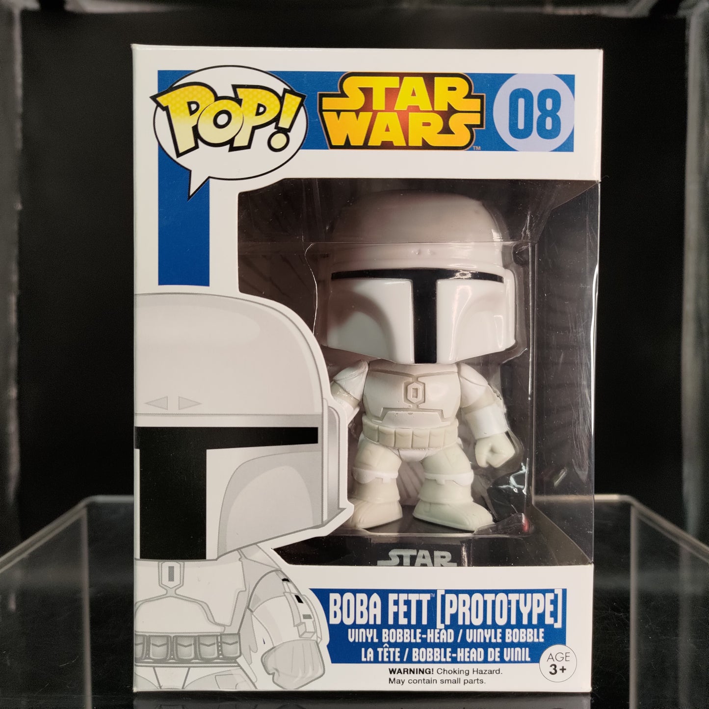 FUNKO POP! Vinyl Star Wars RARE #08 Boba Fett (Prototype) [Walgreens (Stickerless)] [VAULTED]