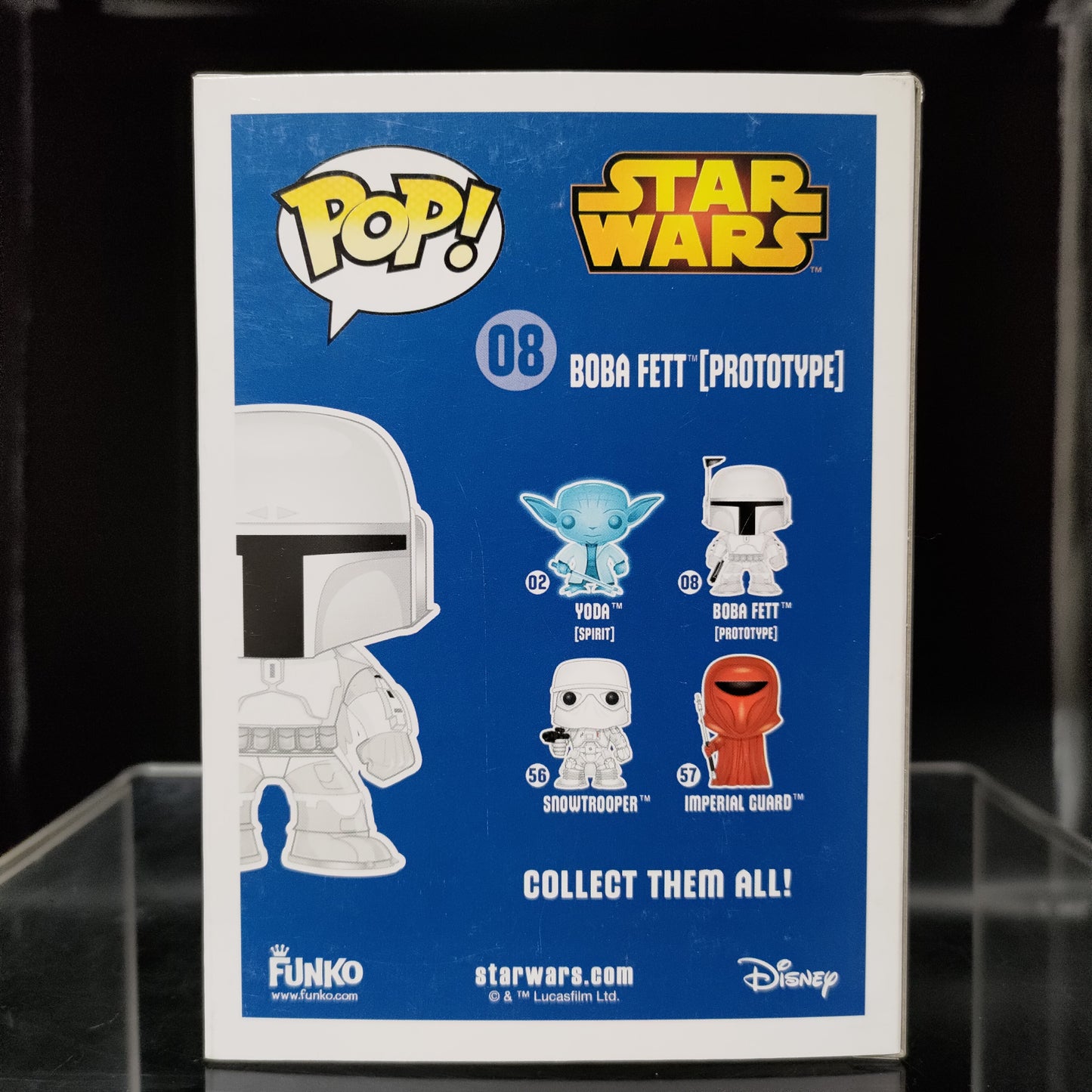 FUNKO POP! Vinyl Star Wars RARE #08 Boba Fett (Prototype) [Walgreens (Stickerless)] [VAULTED]