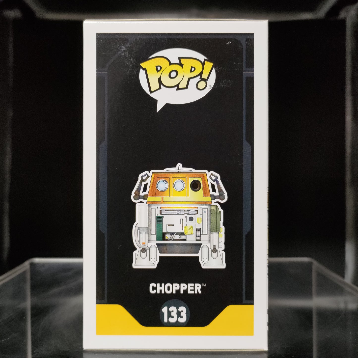 FUNKO POP! Vinyl Star Wars RARE Star Wars Rebels #133 Chopper (Imperial Disguise) [Galactic Convention] [VAULTED]