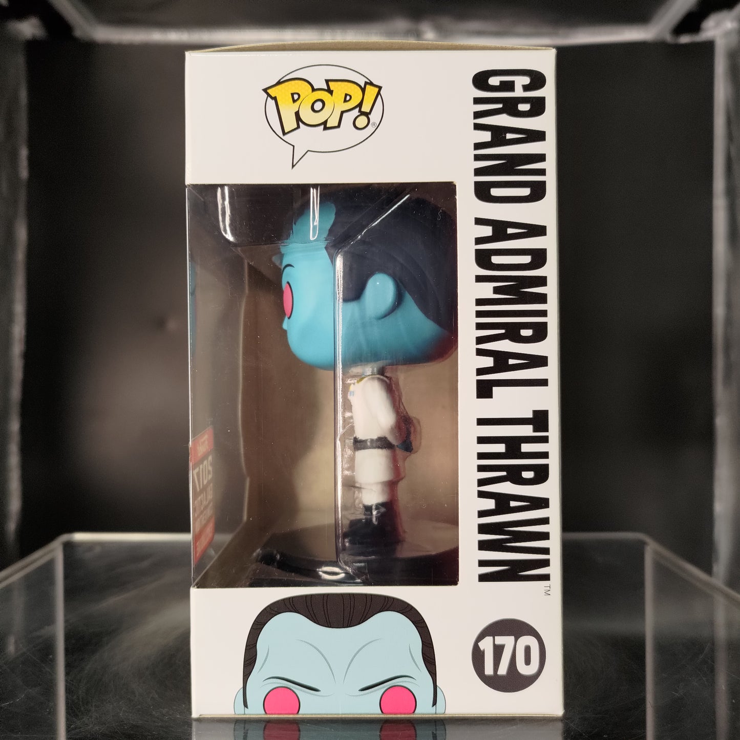 FUNKO POP! Vinyl Bobble-Head RARE Star Wars Rebels #170 Grand Admiral Thrawn (Arms Behind Back) [Galactic Convention] [VAULTED]