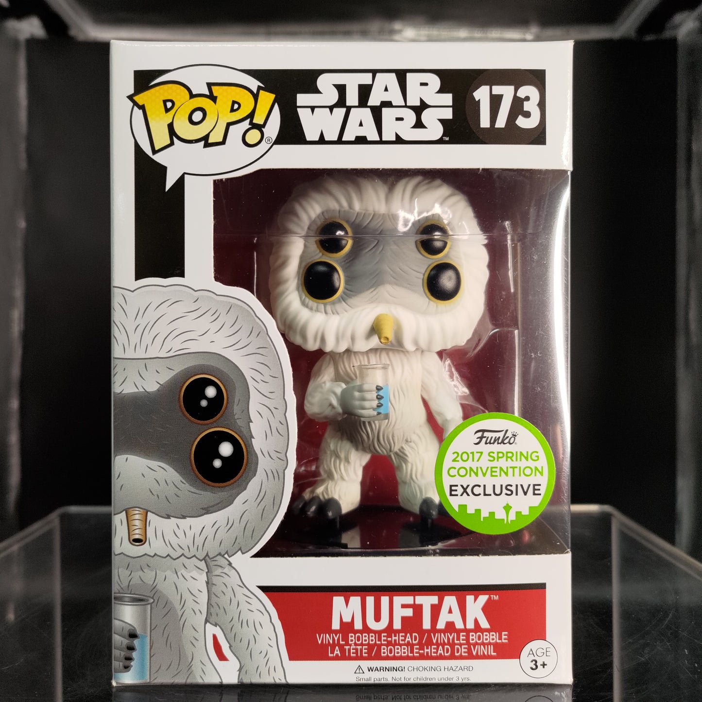 FUNKO POP! Vinyl Bobble-Head Star Wars RARE #173 Muftak [Spring Convention] [VAULTED]