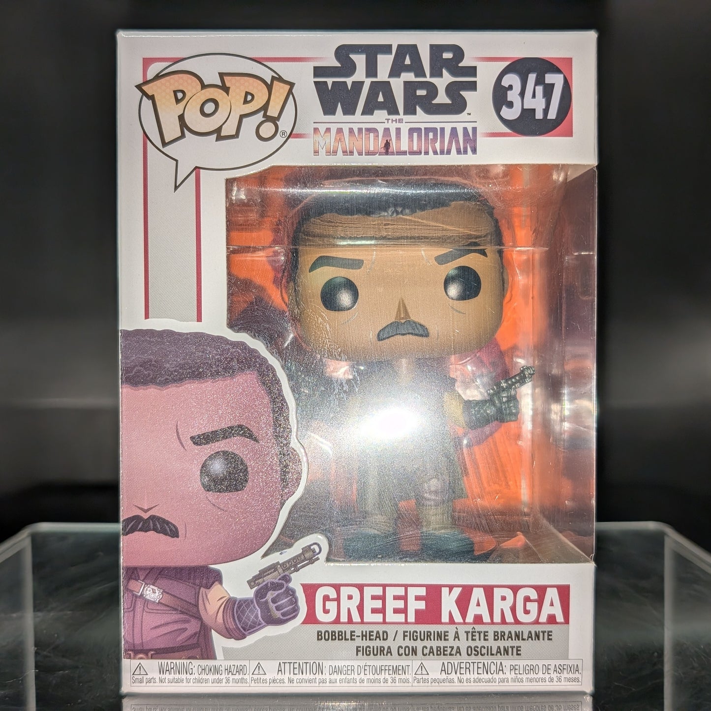 FUNKO POP! Bobble-Head Star Wars RARE The Mandalorian #347 Greef Karga [VAULTED]
