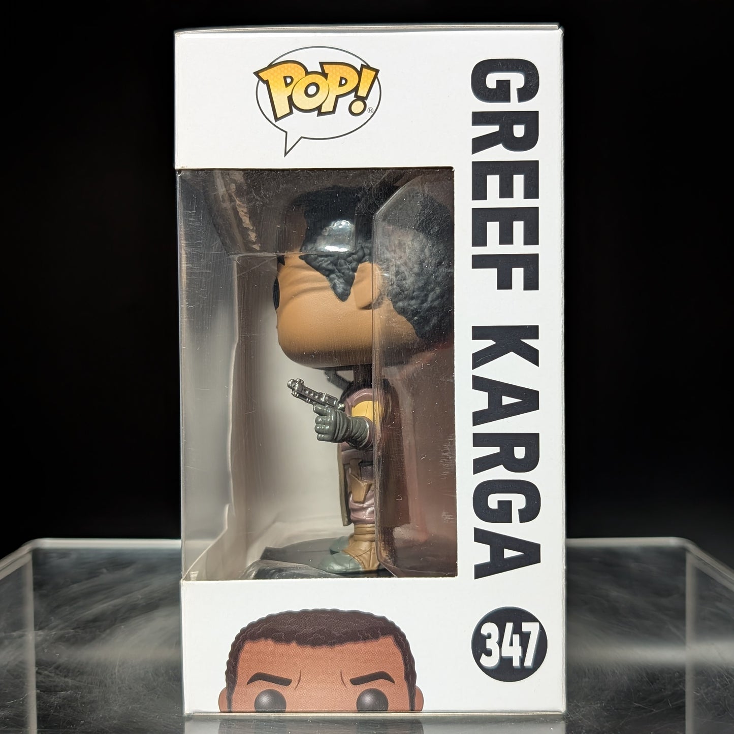 FUNKO POP! Bobble-Head Star Wars RARE The Mandalorian #347 Greef Karga [VAULTED]