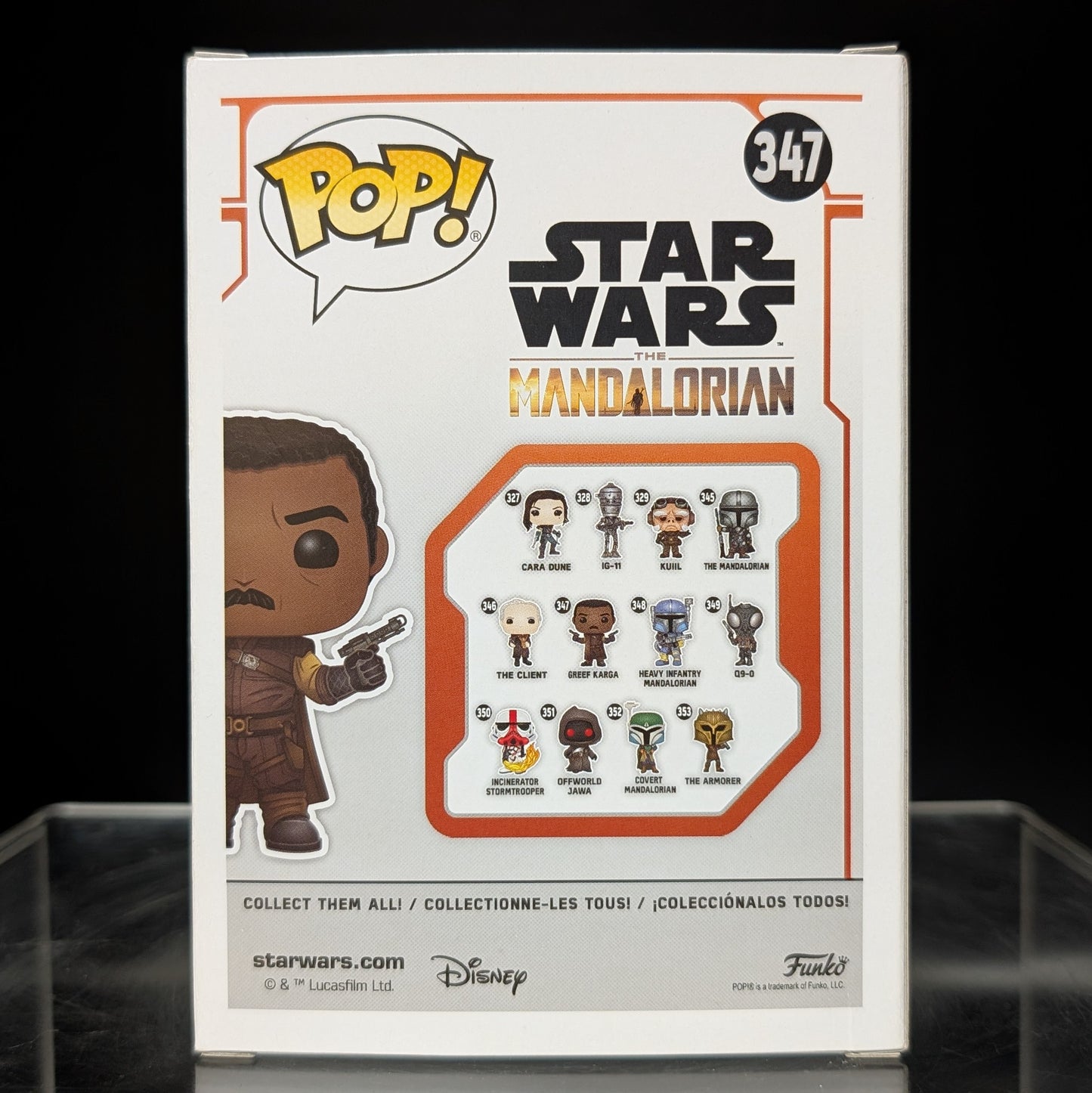 FUNKO POP! Bobble-Head Star Wars RARE The Mandalorian #347 Greef Karga [VAULTED]