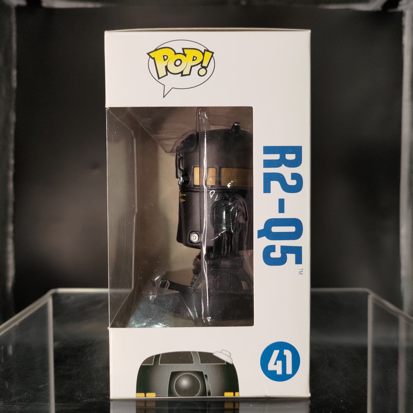 FUNKO POP! Vinyl Bobble-Head Star Wars RARE #41 R2-Q5 [Galactic Convention (Stickerless)] [VAULTED]