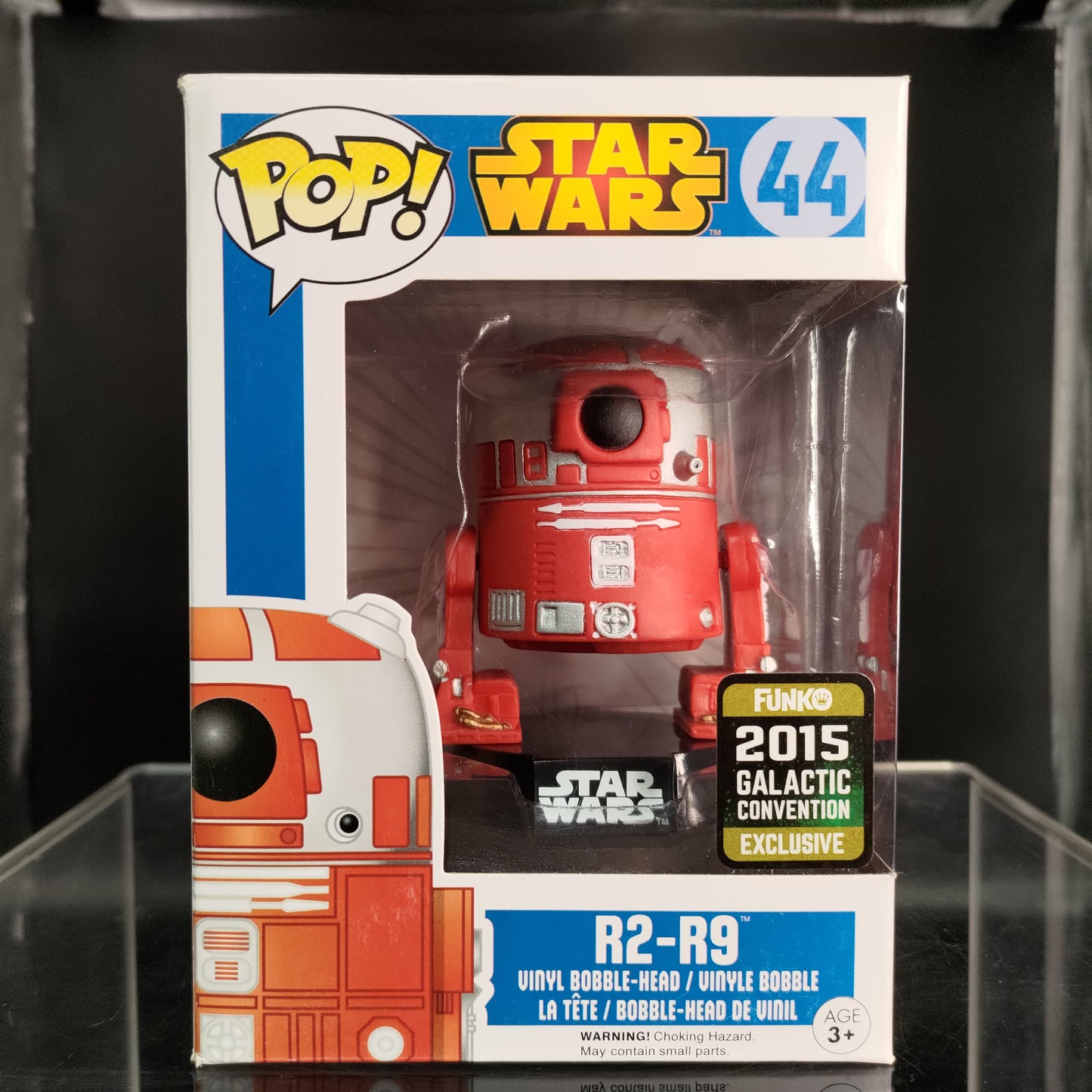 FUNKO POP! Vinyl Bobble-Head Star Wars RARE #44 R2-R9 [Galatic Convention] [VAULTED]