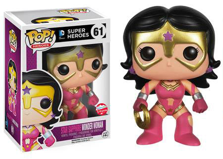 FUNKO POP! Vinyl Heroes RARE DC Super Heroes #61 Star Sapphire Wonder Woman [Fugitive Toys (Stickerless)] [VAULTED]