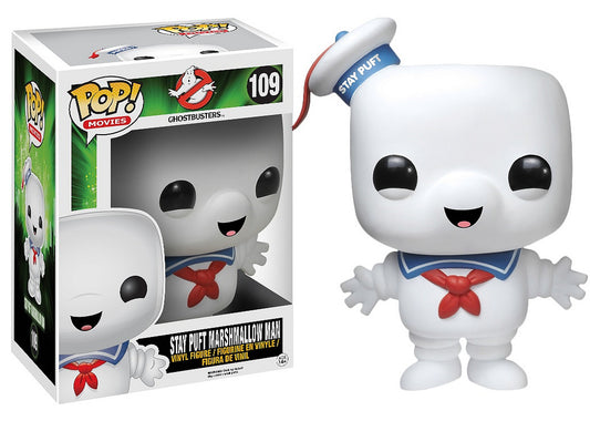 FUNKO POP! Vinyl Movies RARE Ghostbusters #109 Stay Puft Marshmallow Man [VAULTED]