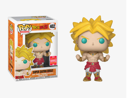 FUNKO POP! Vinyl Animation RARE Dragonball Z #402 Super Saiyan Broly [Summer Convention] [VAULTED]