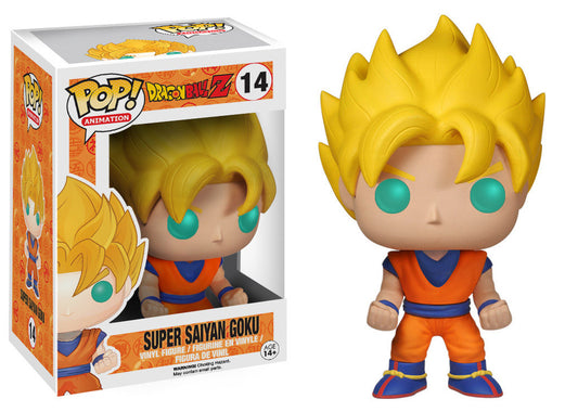 FUNKO POP! Vinyl Animation RARE Dragonball Z #14 Super Saiyan Goku [VAULTED]