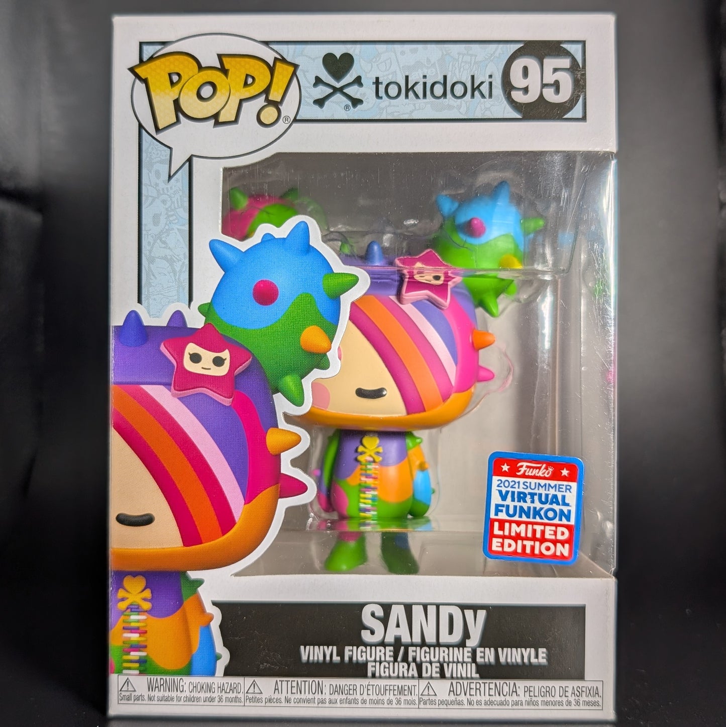 FUNKO POP! Vinyl RARE Tokidoki #95 SANDy (Rainbow) [Summer Convention] [VAULTED]