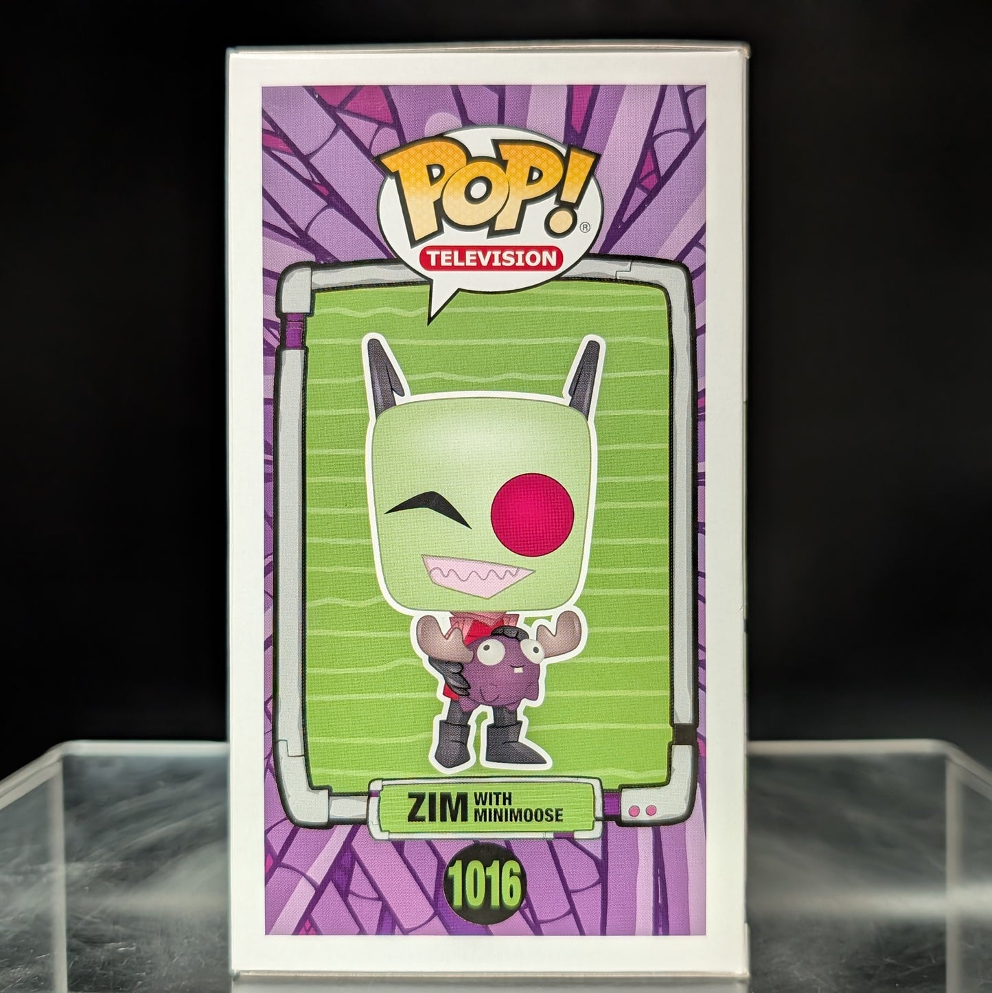 FUNKO POP! Vinyl Television RARE Invader Zim #1016 Zim With Minimoose [Summer Convention] [VAULTED]