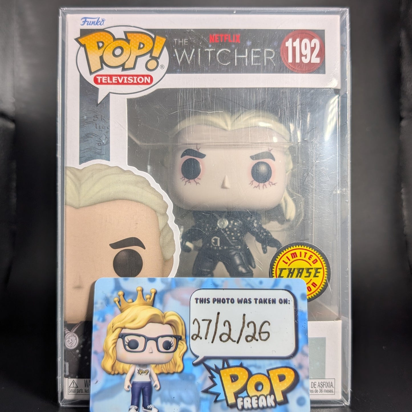 FUNKO POP! Vinyl Television RARE Witcher #1192 Geralt (Witcher Potion) [Chase] [VAULTED]