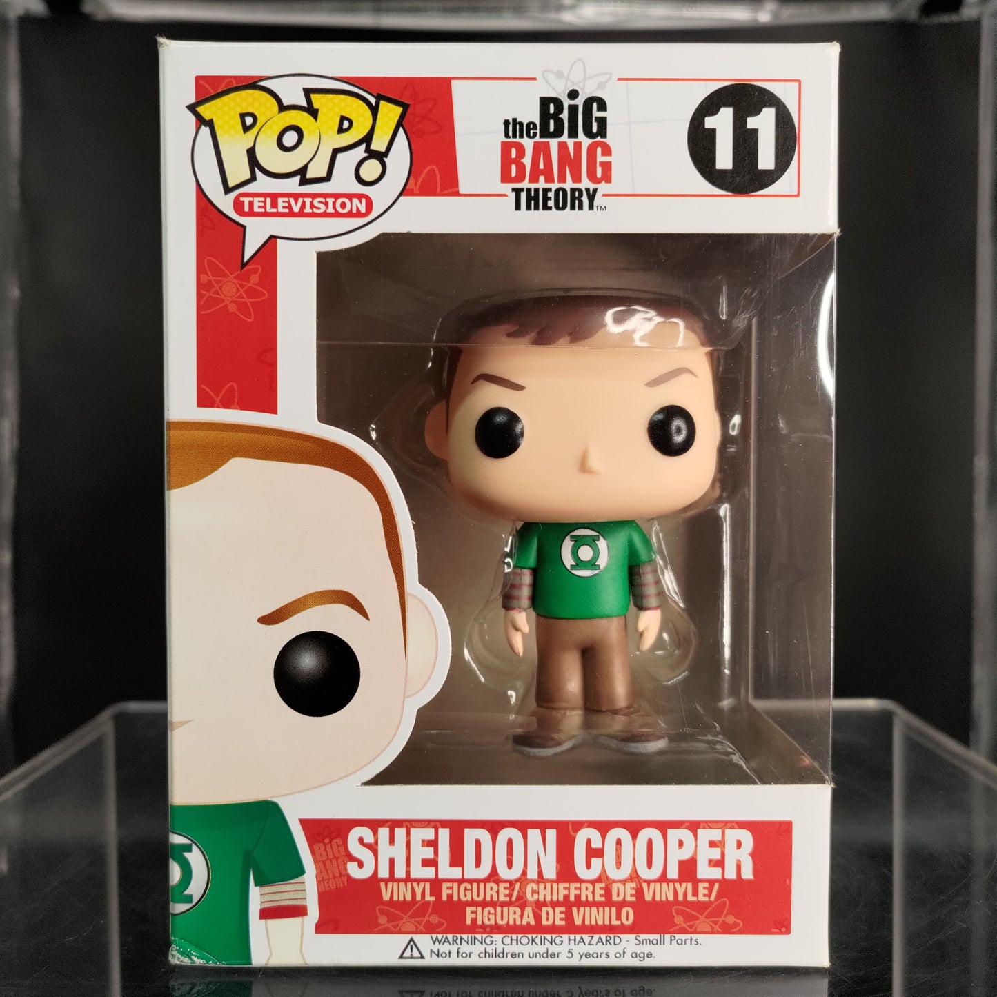 FUNKO POP! Vinyl Television RARE The Big Bang Theory #11 Sheldon Cooper (Green Lantern Shirt) [VAULTED]