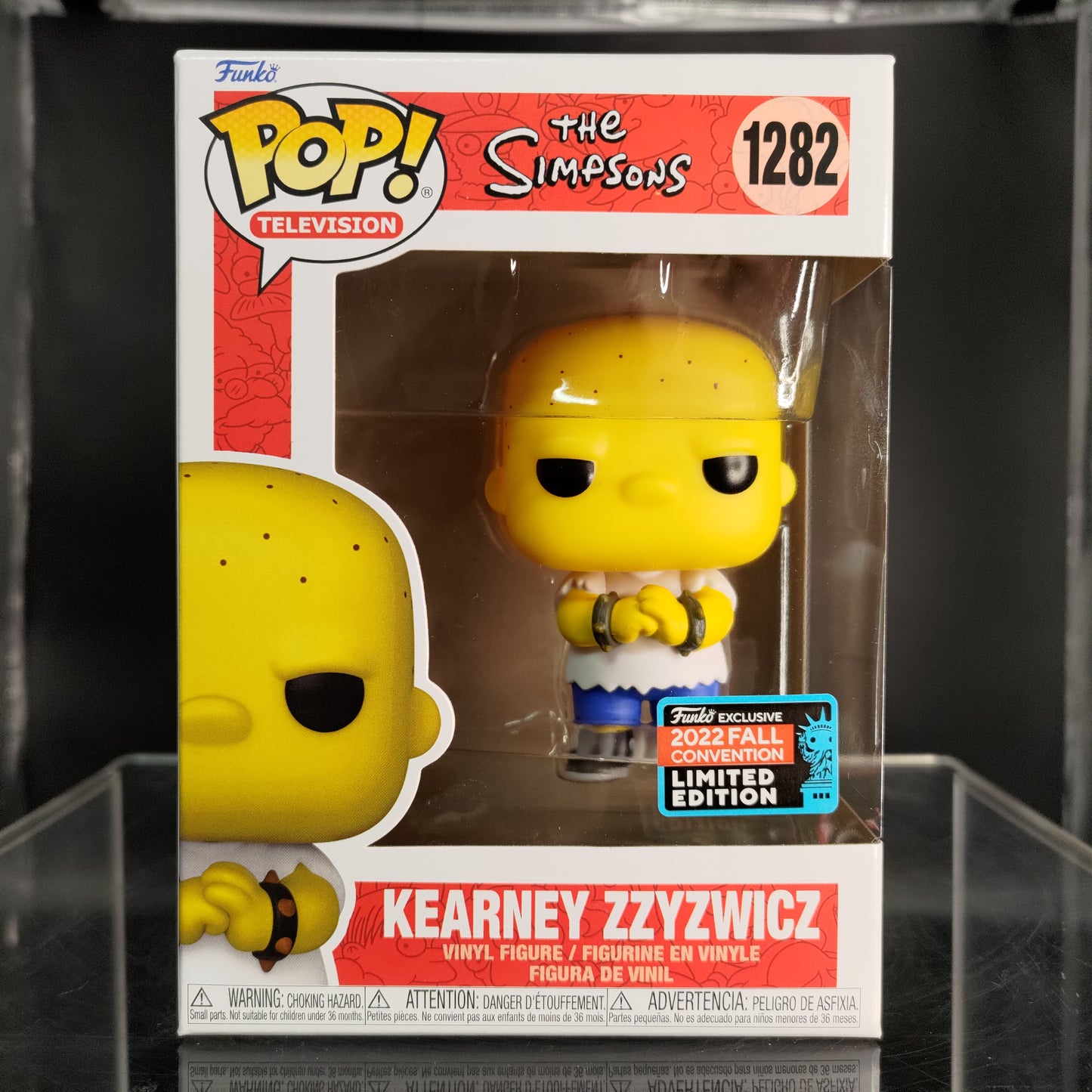 FUNKO POP! Vinyl Television RARE The Simpsons #1282 Kearney Zzyzwicz [Fall Convention] [VAULTED]