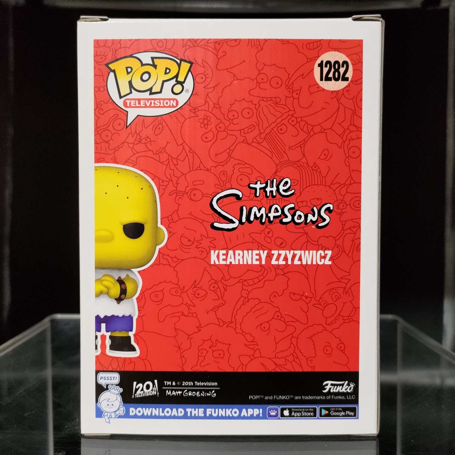 FUNKO POP! Vinyl Television RARE The Simpsons #1282 Kearney Zzyzwicz [Fall Convention] [VAULTED]