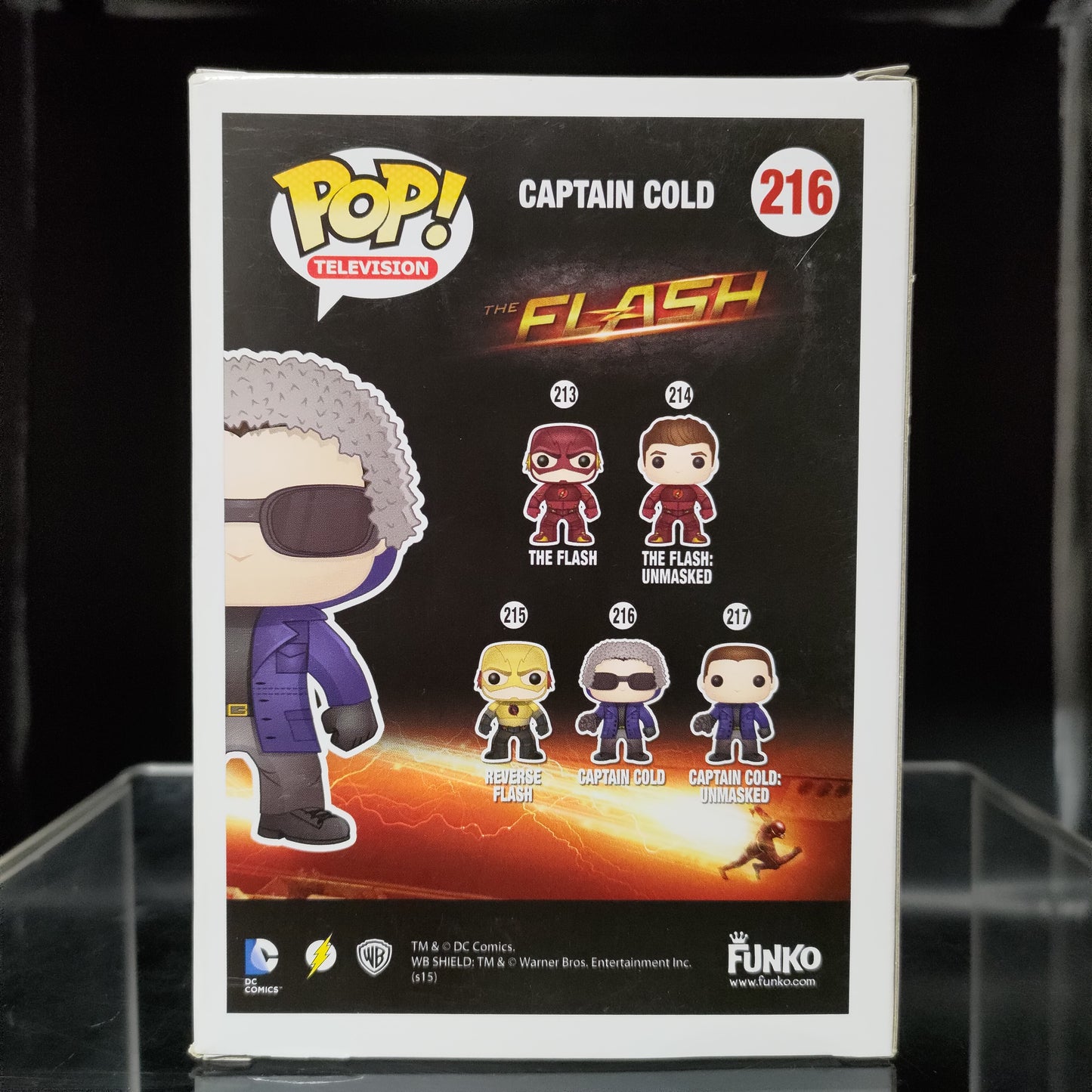 FUNKO POP! Vinyl Television RARE The Flash #216 Captain Cold (The Flash CW) [VAULTED]