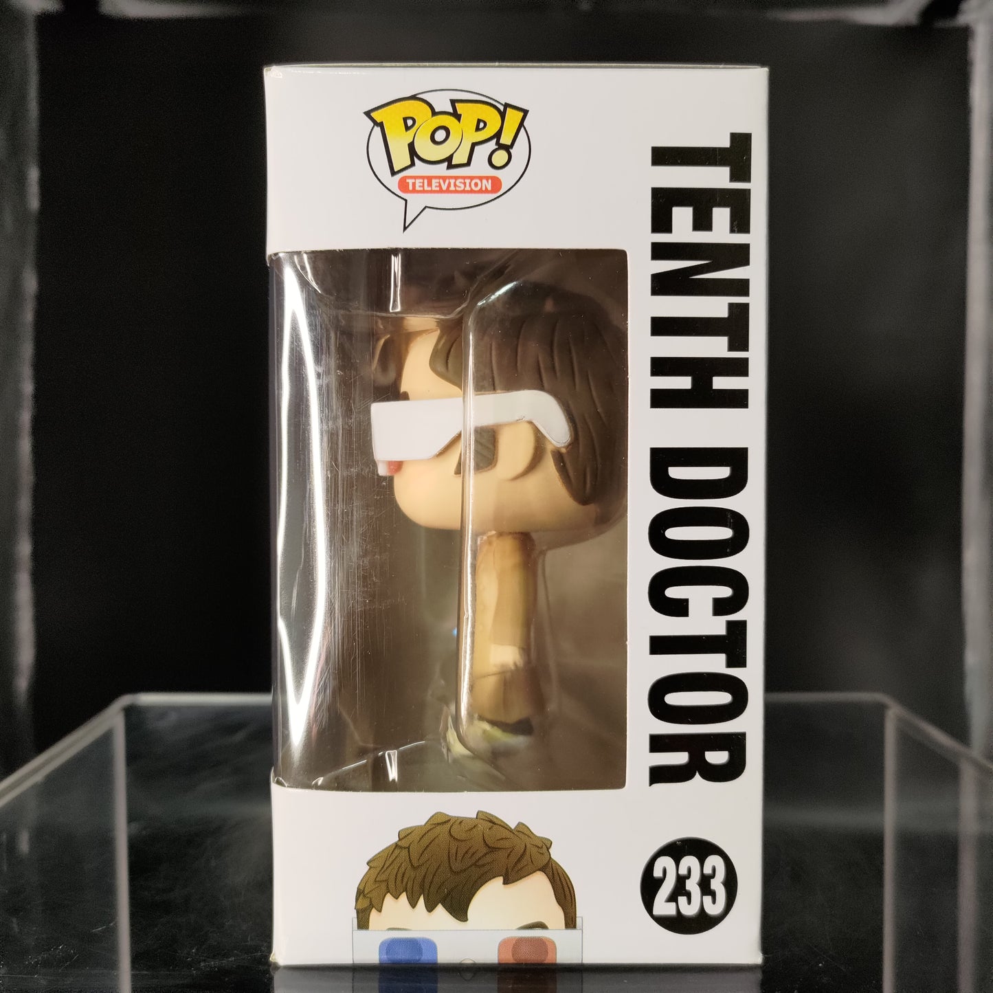 FUNKO POP! Vinyl Television RARE Doctor Who #233 Tenth Doctor (3D Glasses) [Hot Topic (Stickerless)] [VAULTED]