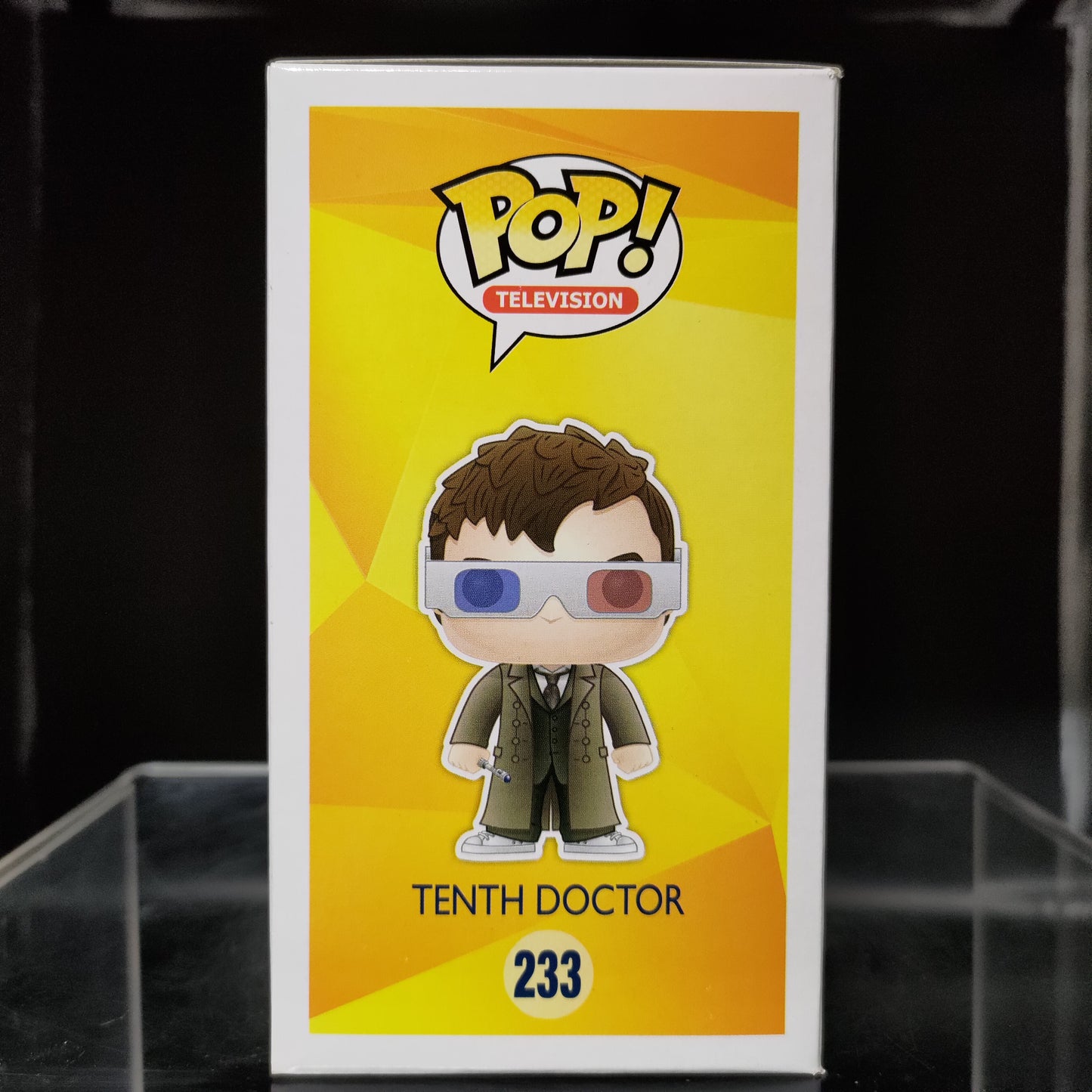 FUNKO POP! Vinyl Television RARE Doctor Who #233 Tenth Doctor (3D Glasses) [Hot Topic (Stickerless)] [VAULTED]