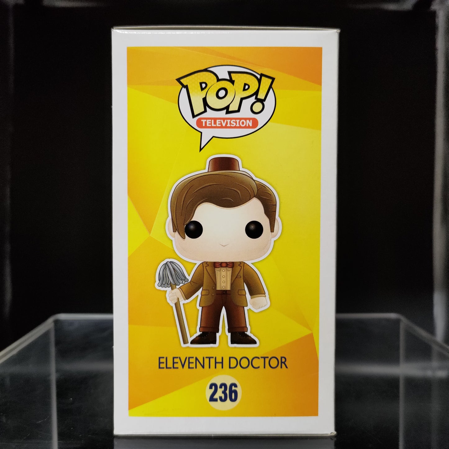 FUNKO POP! Vinyl Television RARE Doctor Who #236 Eleventh Doctor (Fez & Mop) [Hot Topic (Stickerless)] [VAULTED]