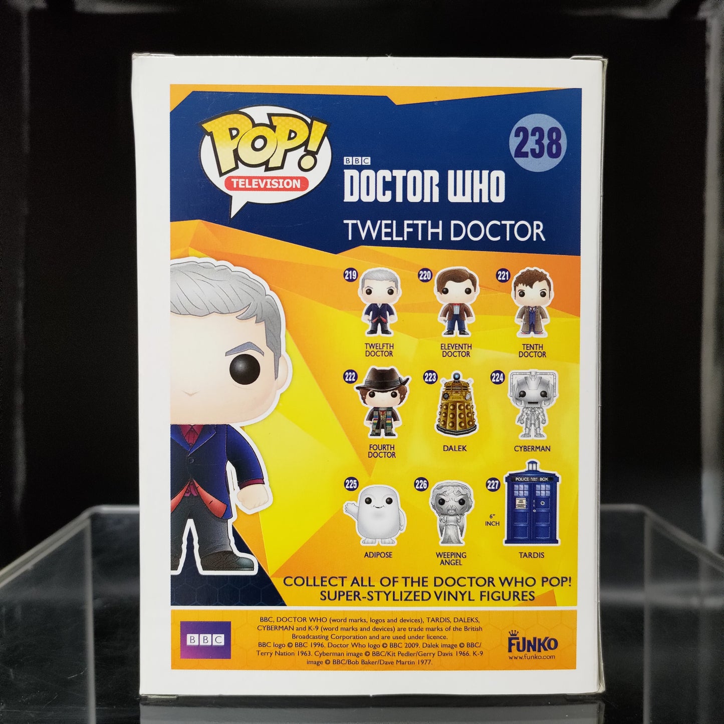 FUNKO POP! Vinyl Television RARE Doctor Who #238 Twelfth Doctor (with Spoon) [VAULTED]