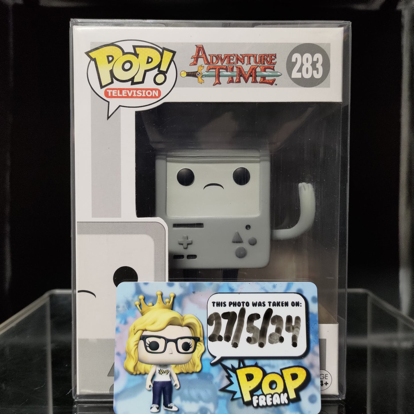 FUNKO POP! Vinyl Television RARE Adventure Time #283 BMO Noire [Hot Topic (Stickerless)] [VAULTED]