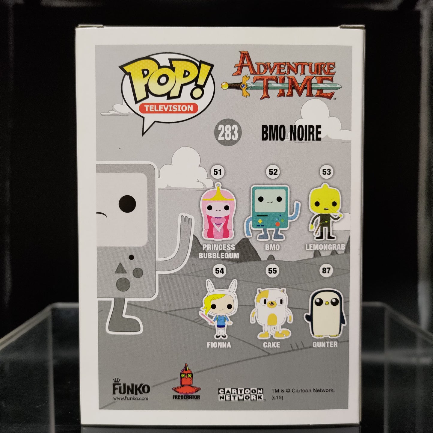 FUNKO POP! Vinyl Television RARE Adventure Time #283 BMO Noire [Hot Topic (Stickerless)] [VAULTED]